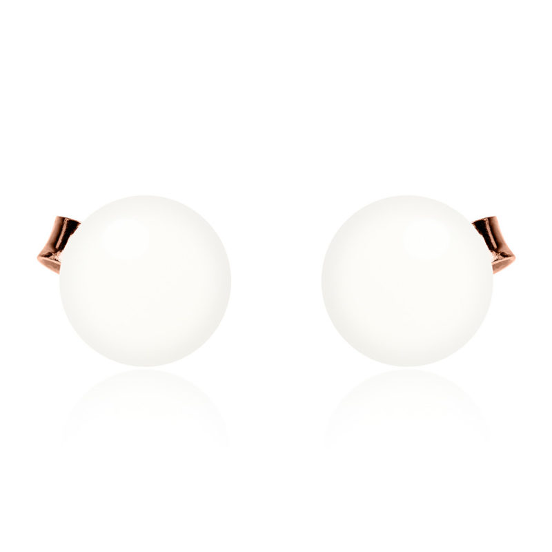 Ohrstecker Eternita - Rosegold | Muttermilchschmuck | Schmuck aus Muttermilch