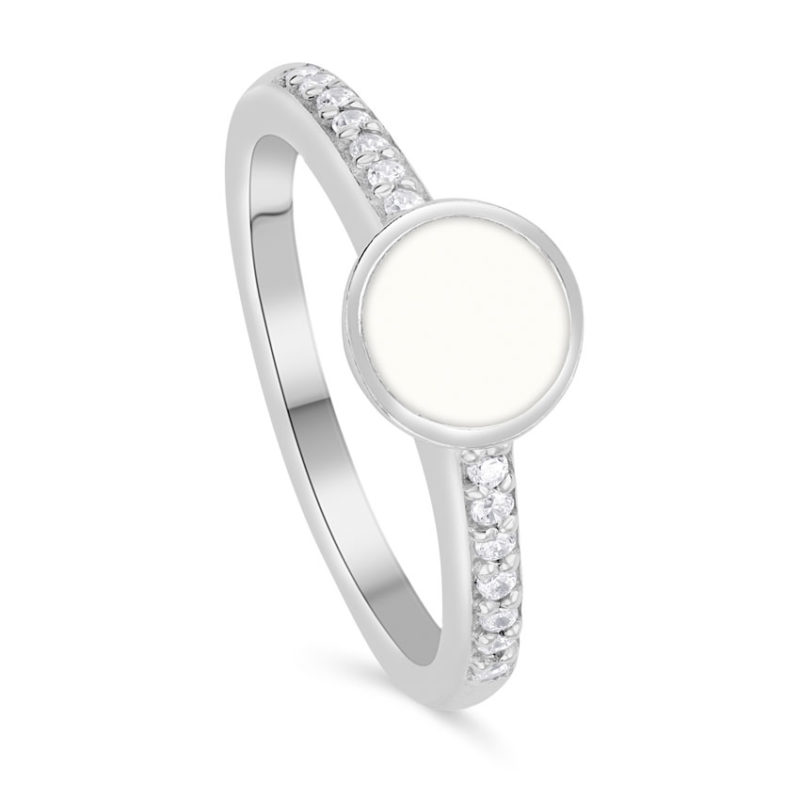 Muttermilch Ring Vita brillante silber | Muttermilchring | Ring mit Muttermilch