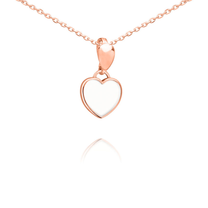 Muttermilchkette Amore S Rosegold | Kette mit Muttermilch | Muttermilch Halskette